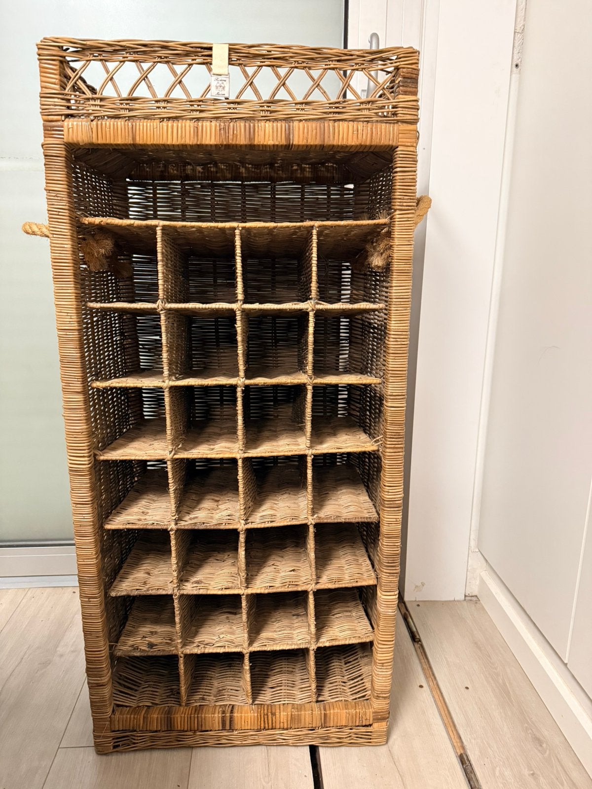 Casier à vin/porte-bouteilles en osier Riviera Maison, Enlèvement, Utilisé