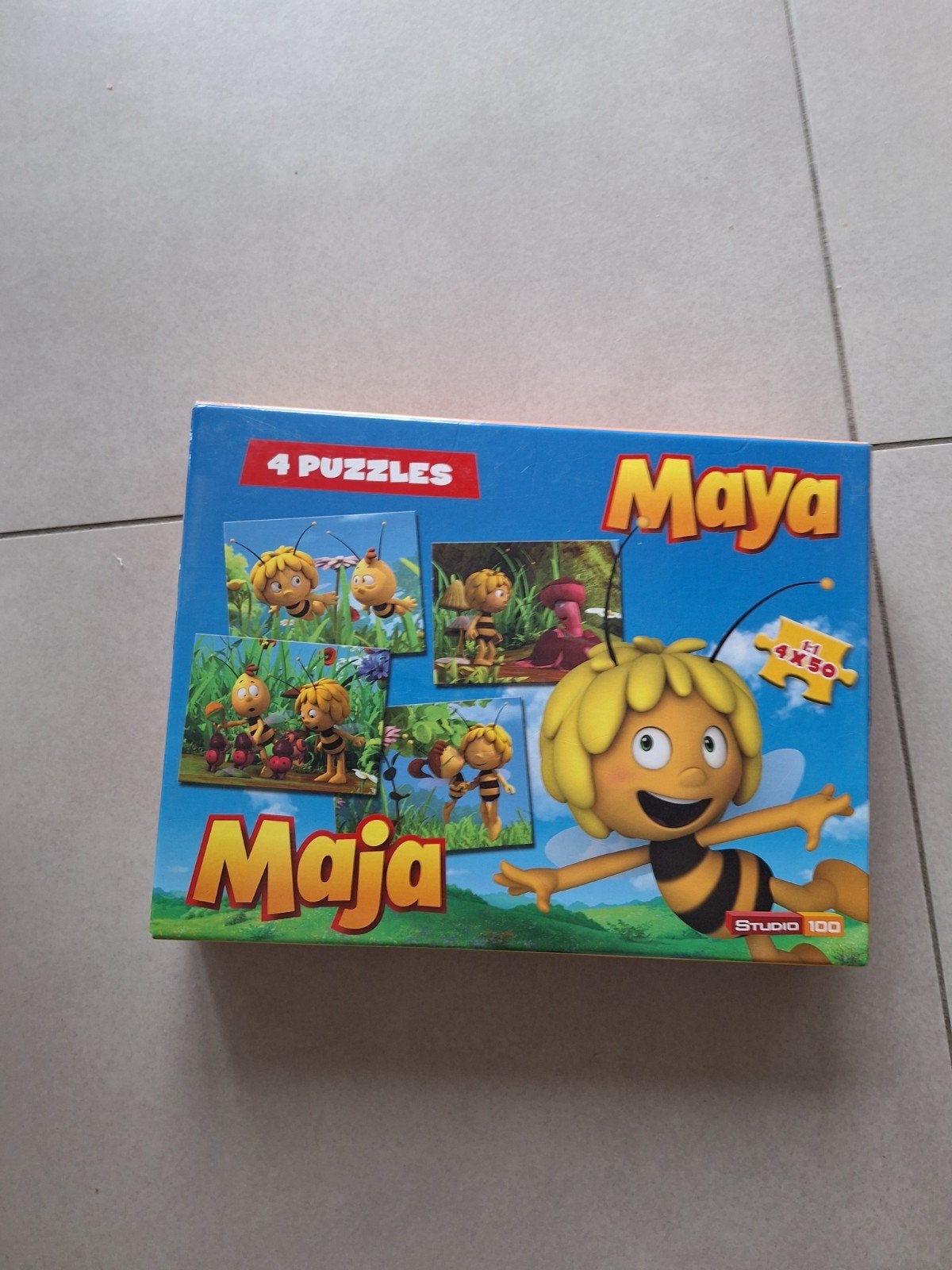 puzzel Maya De Bij, Kinderen en Baby's, Ophalen of Verzenden, Meer dan 50 stukjes, Zo goed als nieuw, 2 tot 4 jaar