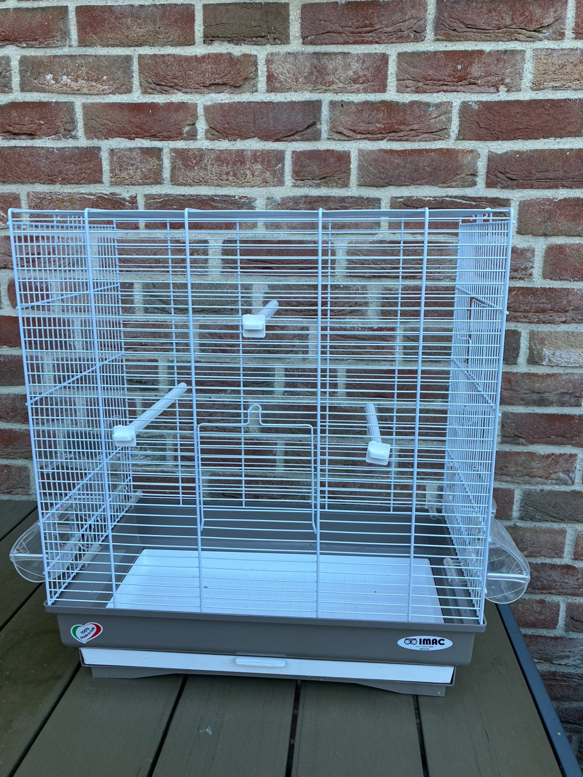 WITTE VOGELKOOI IMAC: KANARIE-PARKIET NU 48 EURO, Enlèvement, Comme neuf, Autres matériaux, Cage à oiseaux