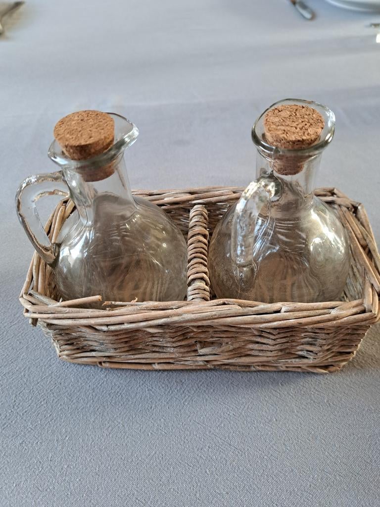 Recipients Huile et vinaigre de table, Enlèvement