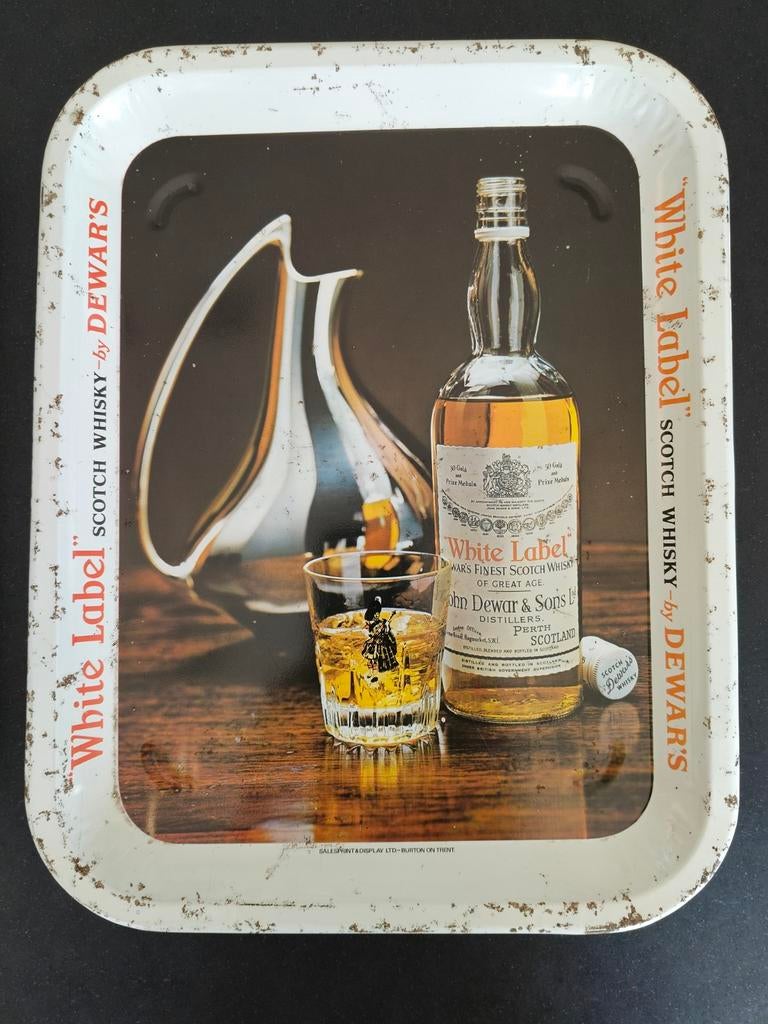 3 wisky white label dienbladen, Huis en Inrichting, Ophalen