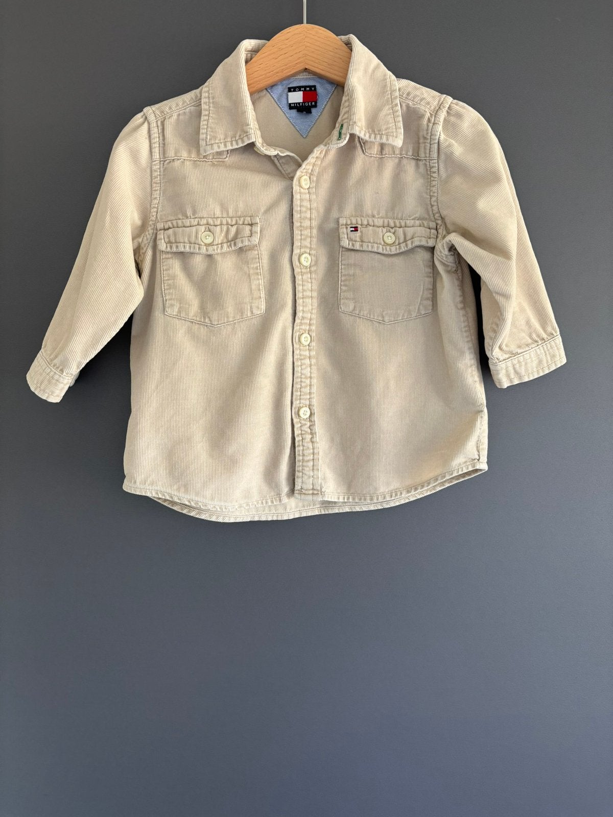 Tommy Hilfiger corduroy overhemd, Kinderen en Baby's, Ophalen of Verzenden, Zo goed als nieuw