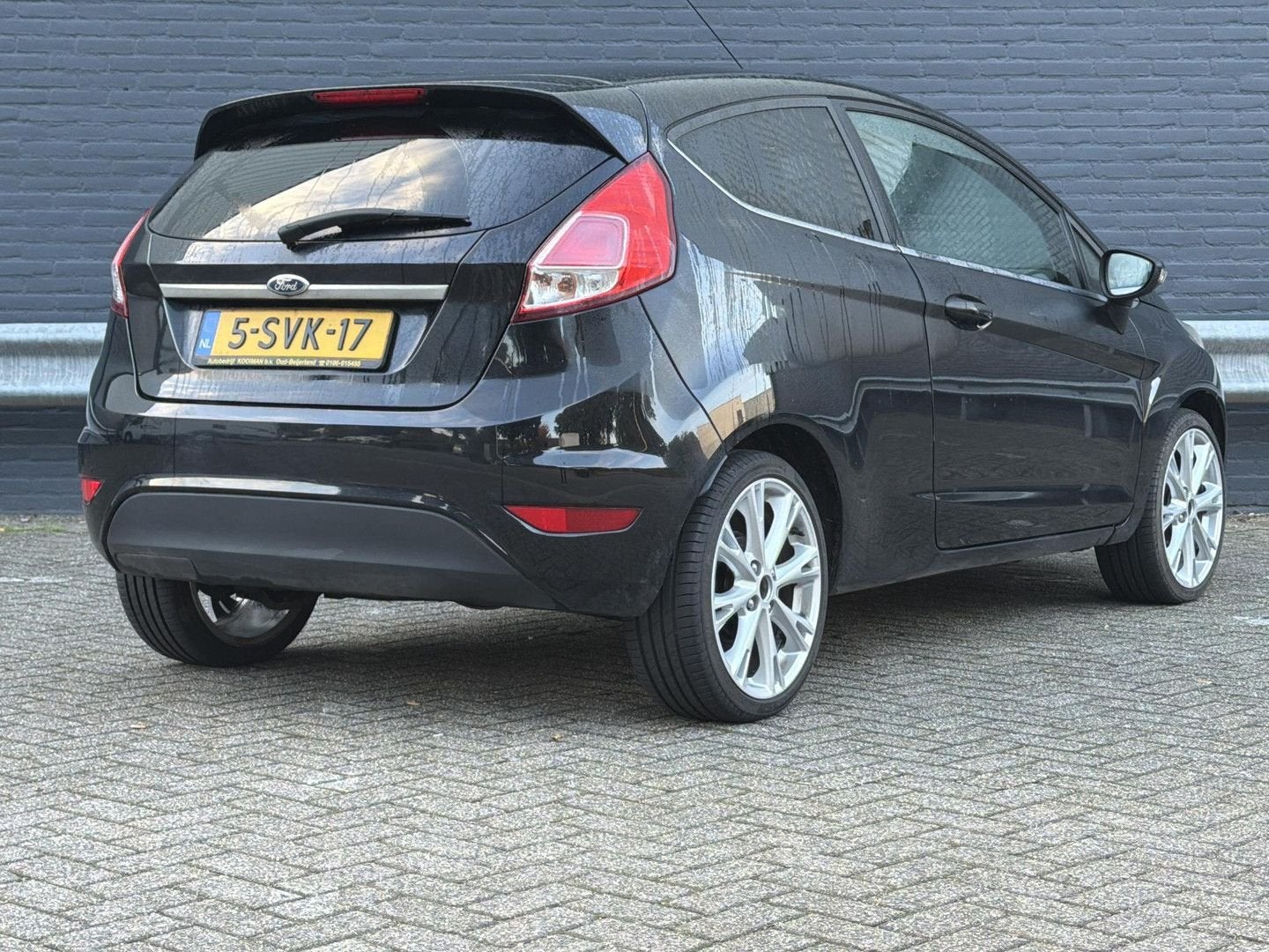 Ford Fiesta 1.0 EcoBoost Titanium | Airco |, Auto's, Zwart, Zwart, Handgeschakeld, Fiësta