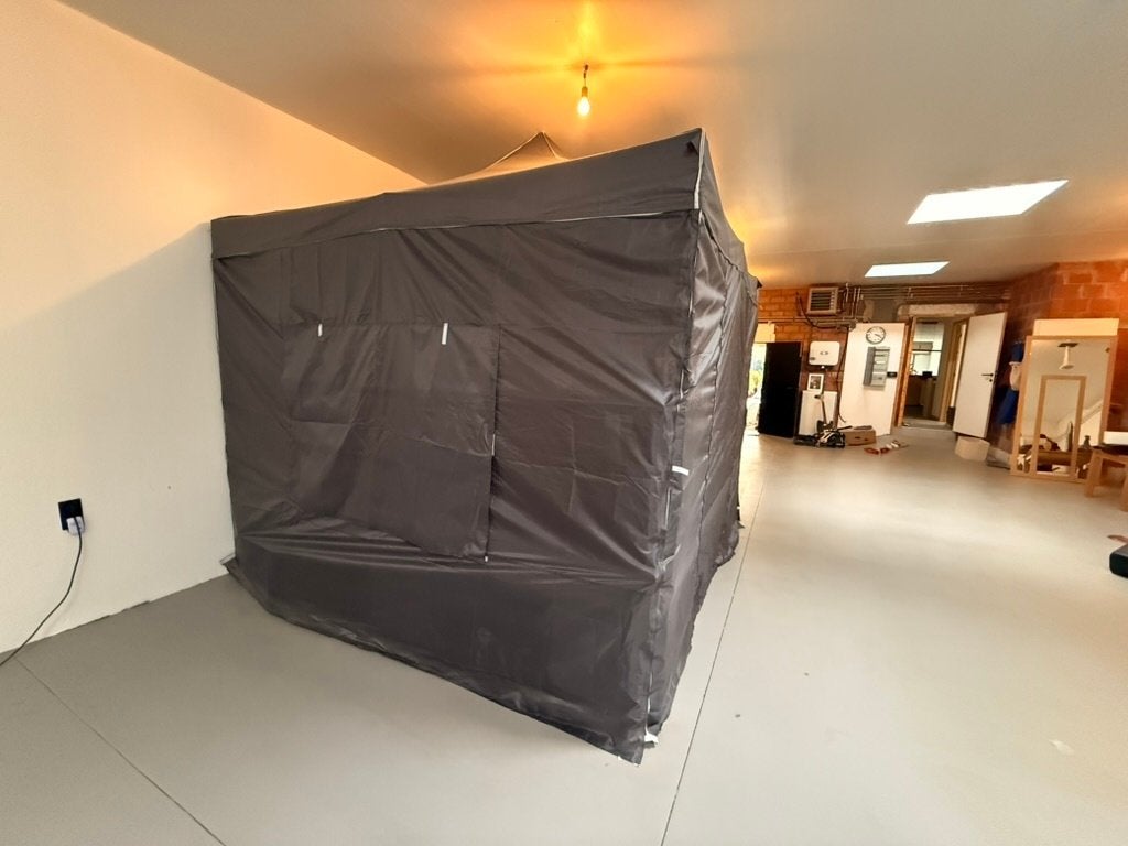 Snelle Pop-up Partytent / Vouwtent 3x3m (Antracietgrijs), Tuin en Terras, Ophalen, Opvouwbaar, Partytent, Minder dan 4 meter