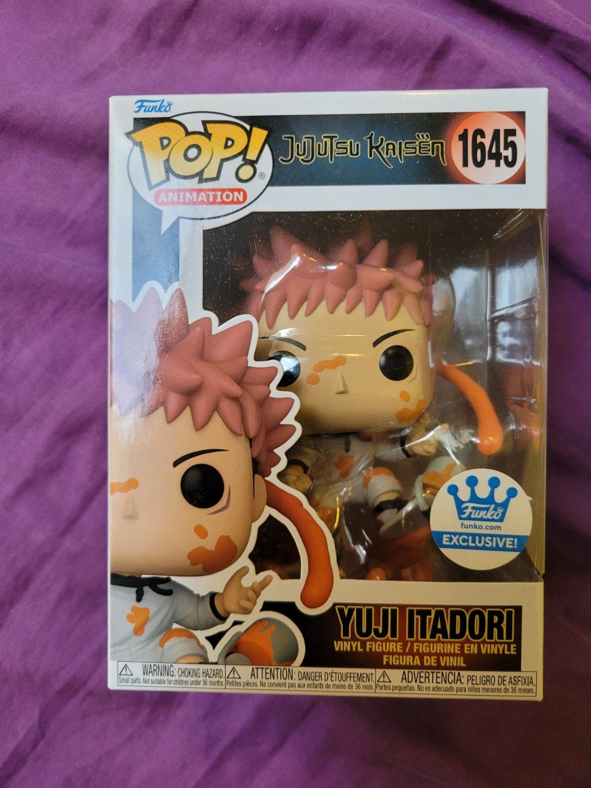 Funko Pop! Jujutsu Kaisen Yuji Itadori 1645 Funko Shop Exl., Ophalen of Verzenden, Nieuw