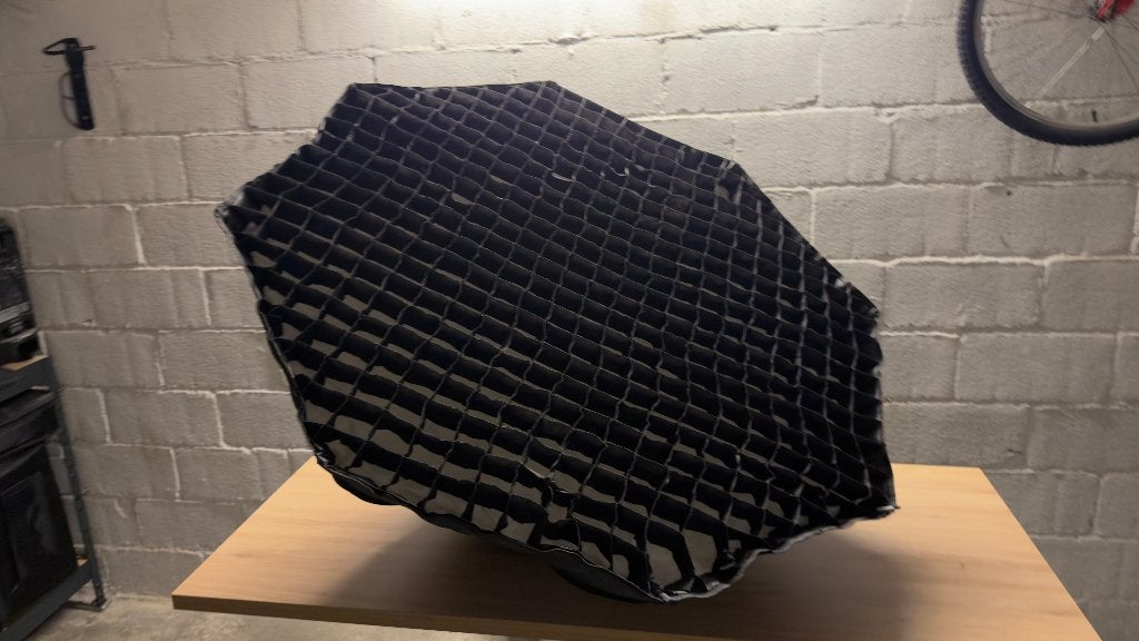Softbox Godox - Octa 120 cm avec grille nid d'abeilles, Kit d'accessoires, Enlèvement, Utilisé, Diffuseur