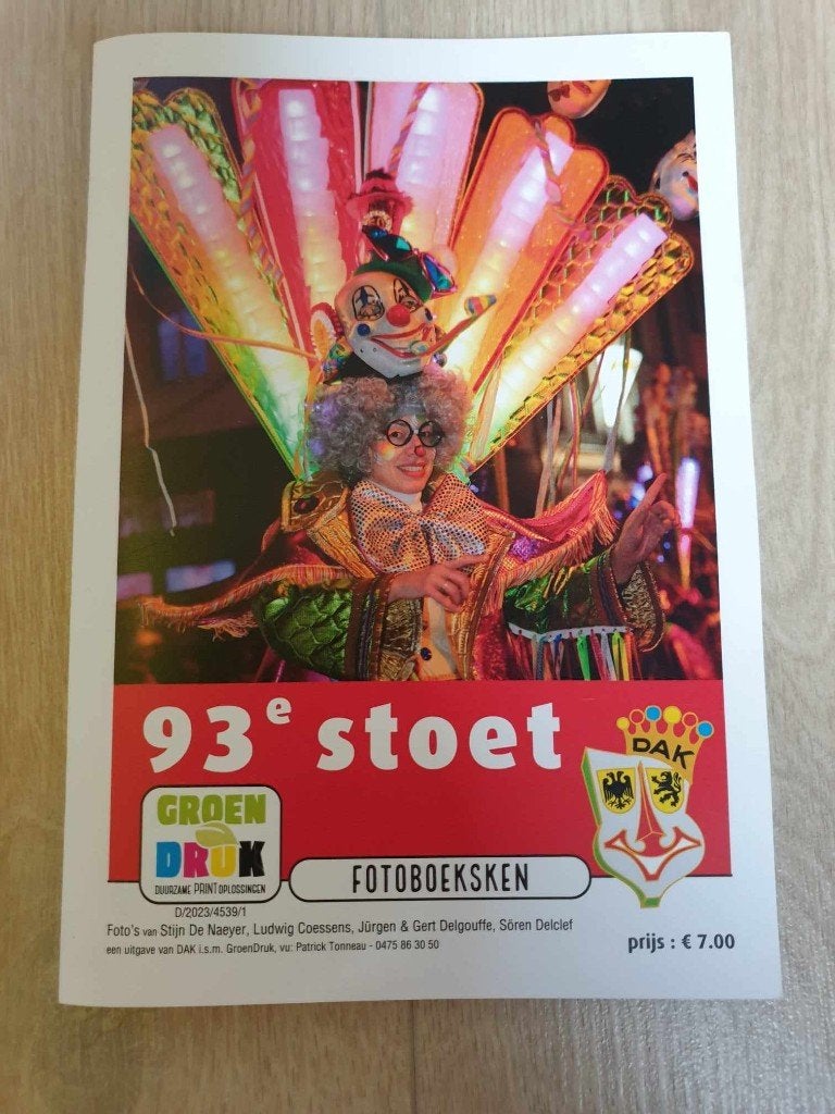 Carnaval Aalst Fotoboeksken Dak 93ste stoet 2023, Verzamelen, Ophalen of Verzenden
