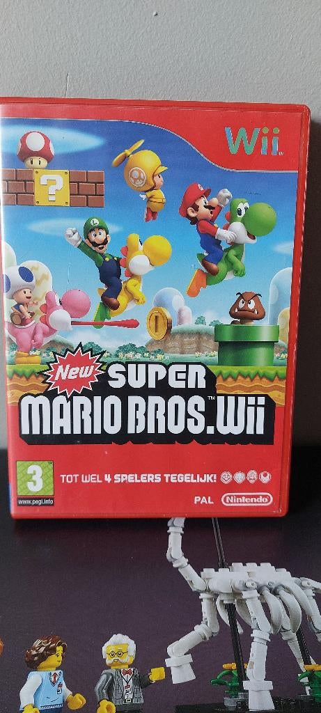 New Super Mario Bros. Wii, 3 spelers of meer, Verzenden, Zo goed als nieuw, Platform