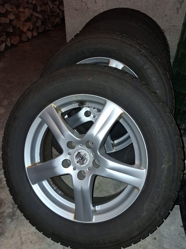 Jantes alu Enzo 16 pouces 5 trous, 6,5J, pneus hiver, Ophalen, Gebruikt, 16 inch, Banden en Velgen