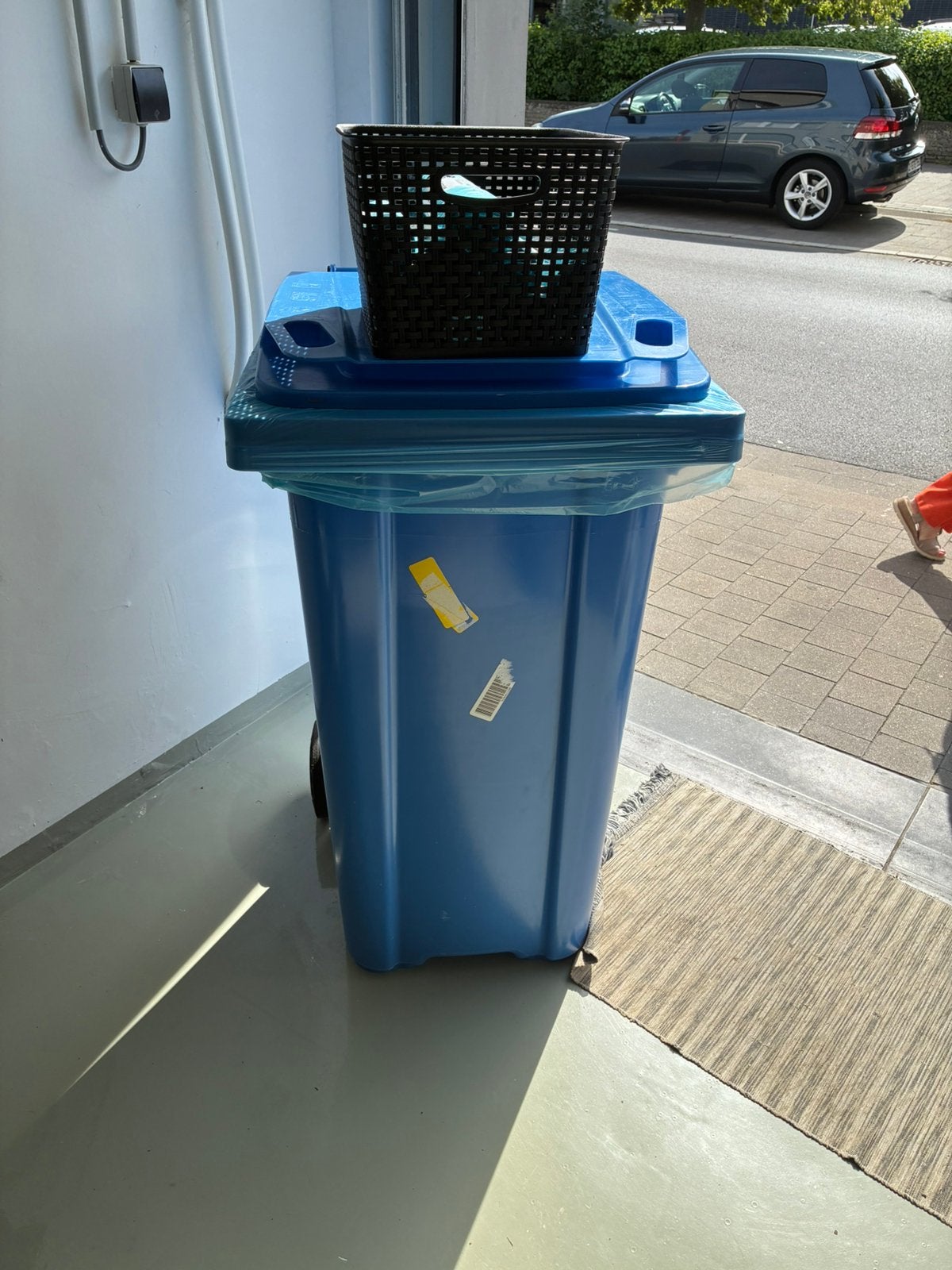 Afvalcontainer, Huis en Inrichting, Woonaccessoires | Prullenbakken, Ophalen, Zo goed als nieuw