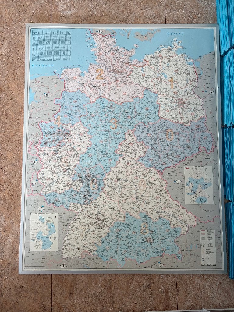 landkaart, Boeken, Atlassen en Landkaarten, Ophalen, 2000 tot heden, Duitsland, Landkaart