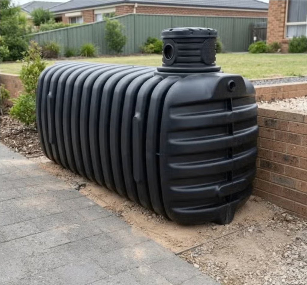 regenwater put  4.100 L, Ophalen