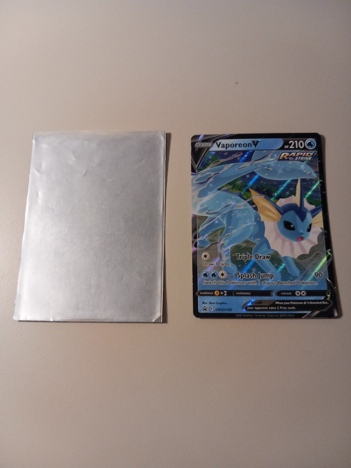 Vaporeo Vmax, Enlèvement ou Envoi, Neuf, Cartes en vrac, Foil