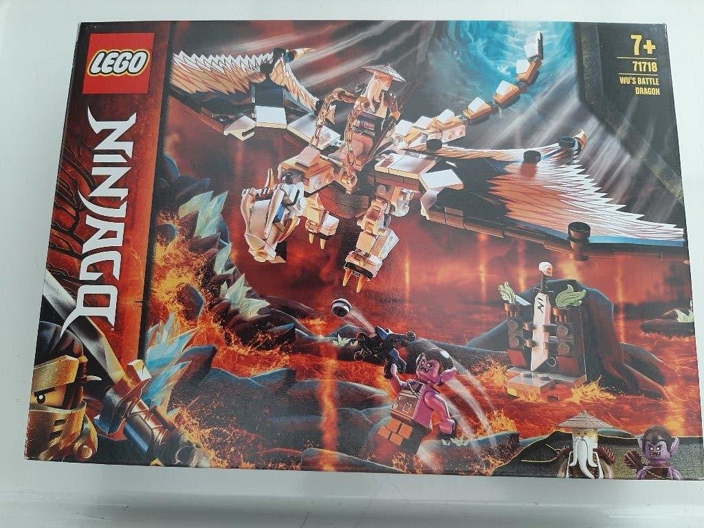 Lego Ninjago set 71718 Wu's Battle Dragon + doos, Kinderen en Baby's, Lego, Ophalen of Verzenden, Zo goed als nieuw, Compleet
