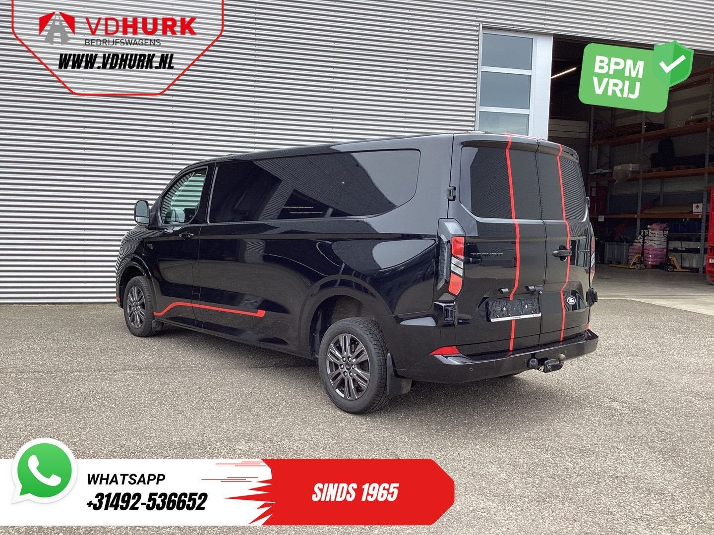 Ford Transit Custom 2.0 TDCI 170 pk Aut. L2 Limited LED/ Ada, Auto's, Bestelwagens en Lichte vracht, Automaat, Zwart, Bedrijf