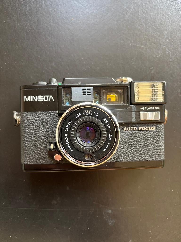 Minolta hi Matic AF, Audio, Tv en Foto, Fotocamera's Analoog, Ophalen of Verzenden, Gebruikt, Compact, Minolta