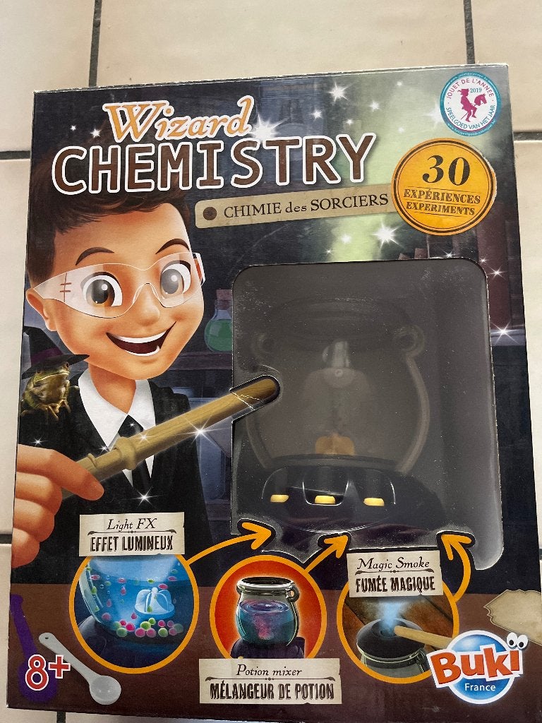 Jeu chimie des sorciers, Enlèvement, Comme neuf