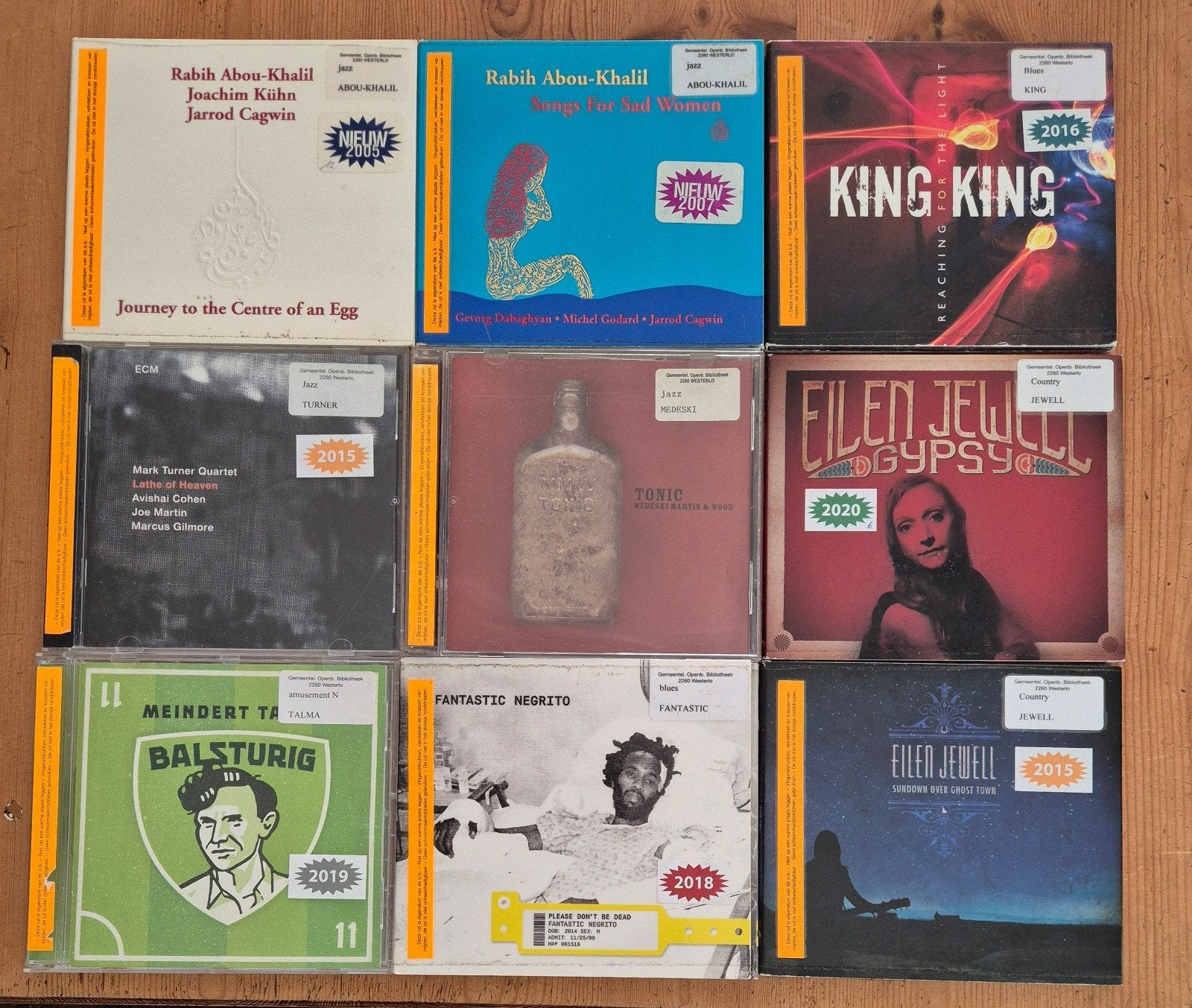 lot afgevoerde bibliotheekcd's, CD & DVD, Enlèvement ou Envoi, Utilisé, Autres genres, Album