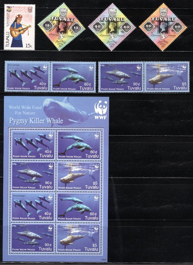 TUVALU Lot zegels MNH, Postzegels en Munten, Postzegels | Oceanië, Verzenden, Postfris