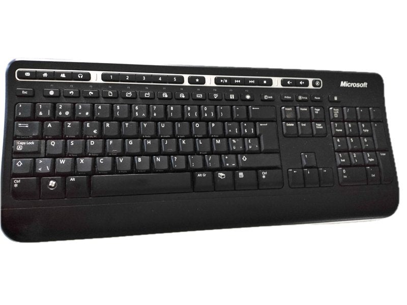 Windows computertoetsenbord, Computers en Software, Toetsenborden, Ophalen of Verzenden, Azerty, Gebruikt, Windows
