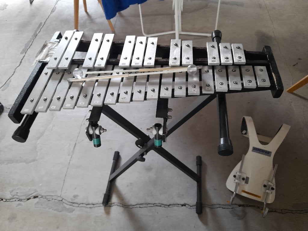 Xylofoon met staander en draagstel, Muziek en Instrumenten, Ophalen