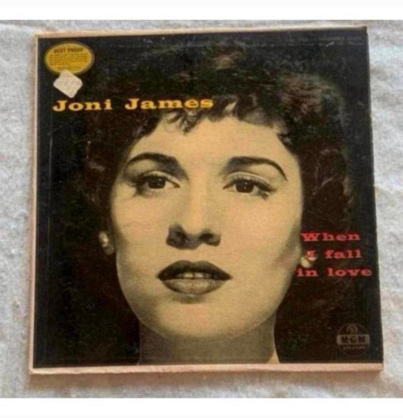 1955 Vinyl LP Joni James When i fall in love langspeelplaat, Ophalen of Verzenden, Zo goed als nieuw, Pop, LP