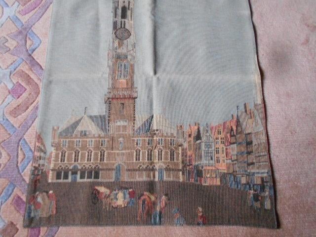 vlaams wandtapijt, belfort in brugge, nieuw, Meerkleurig, Nieuw, Klassiek, 86 cm