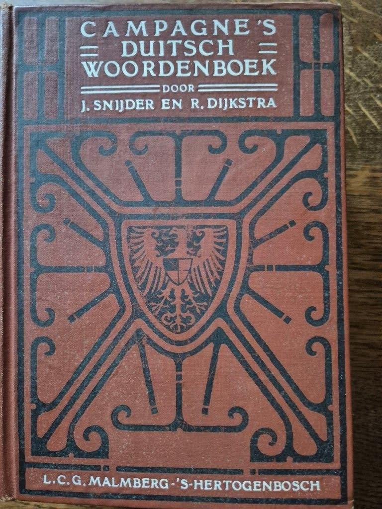 Campagne's Duitsch Nederlandsch woordenboek 1933, Ophalen of Verzenden