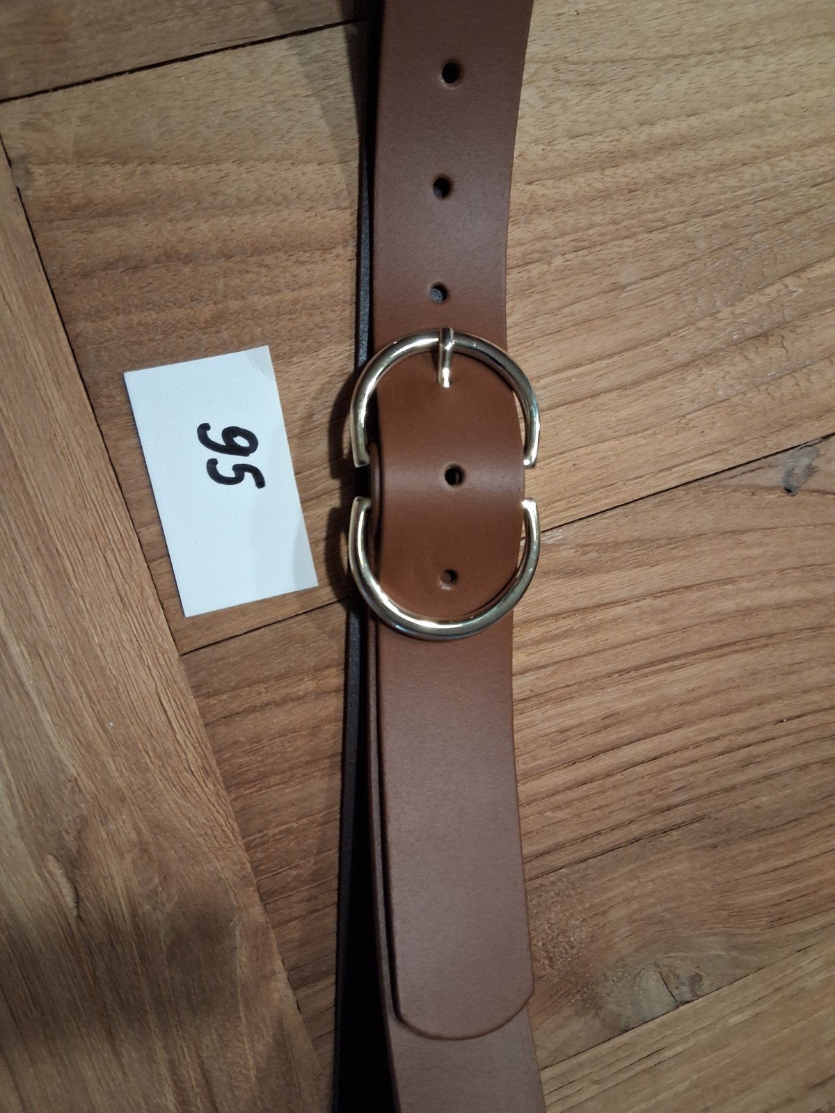 Damesriem nieuw cognac leder maat 95, Vêtements | Femmes, Ceintures, Enlèvement ou Envoi