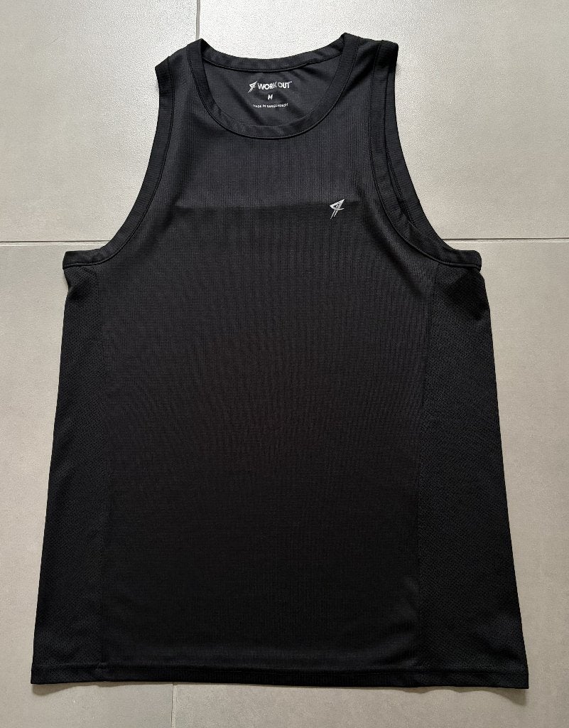 Sportsinglet, maat M, Kleding | Heren, Sportkleding, Maat 48/50 (M), Zwart, Ophalen of Verzenden, Zo goed als nieuw