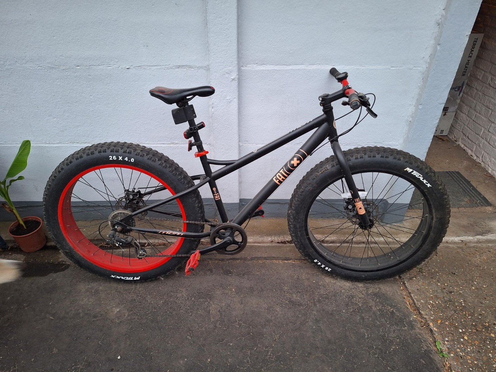 mbm Fatmachine Fat X fatbike, Ophalen, 24 inch of meer, Aluminium, Zo goed als nieuw