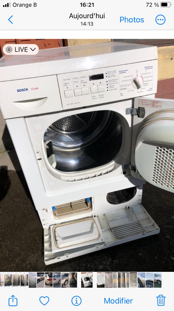 Sèche-linge Bosch condensation, Enlèvement