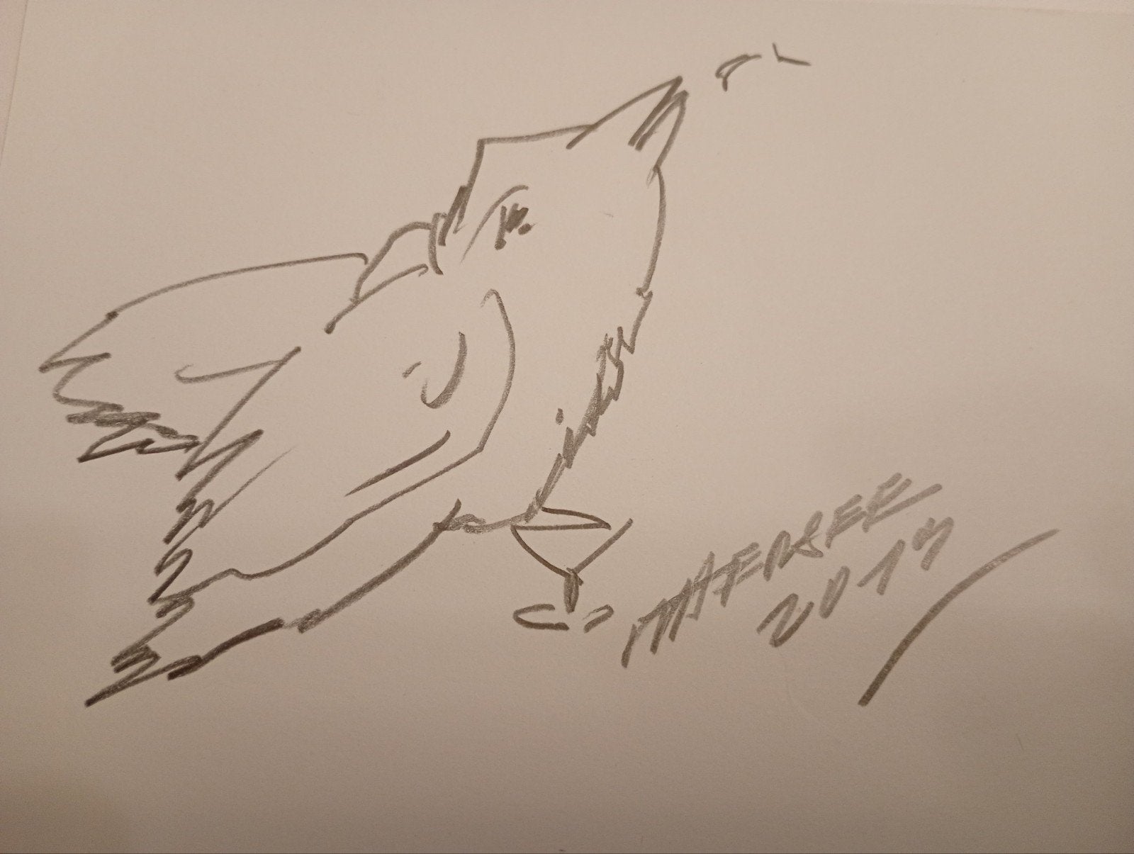 Attersee orginele tekening, Antiek en Kunst, Ophalen