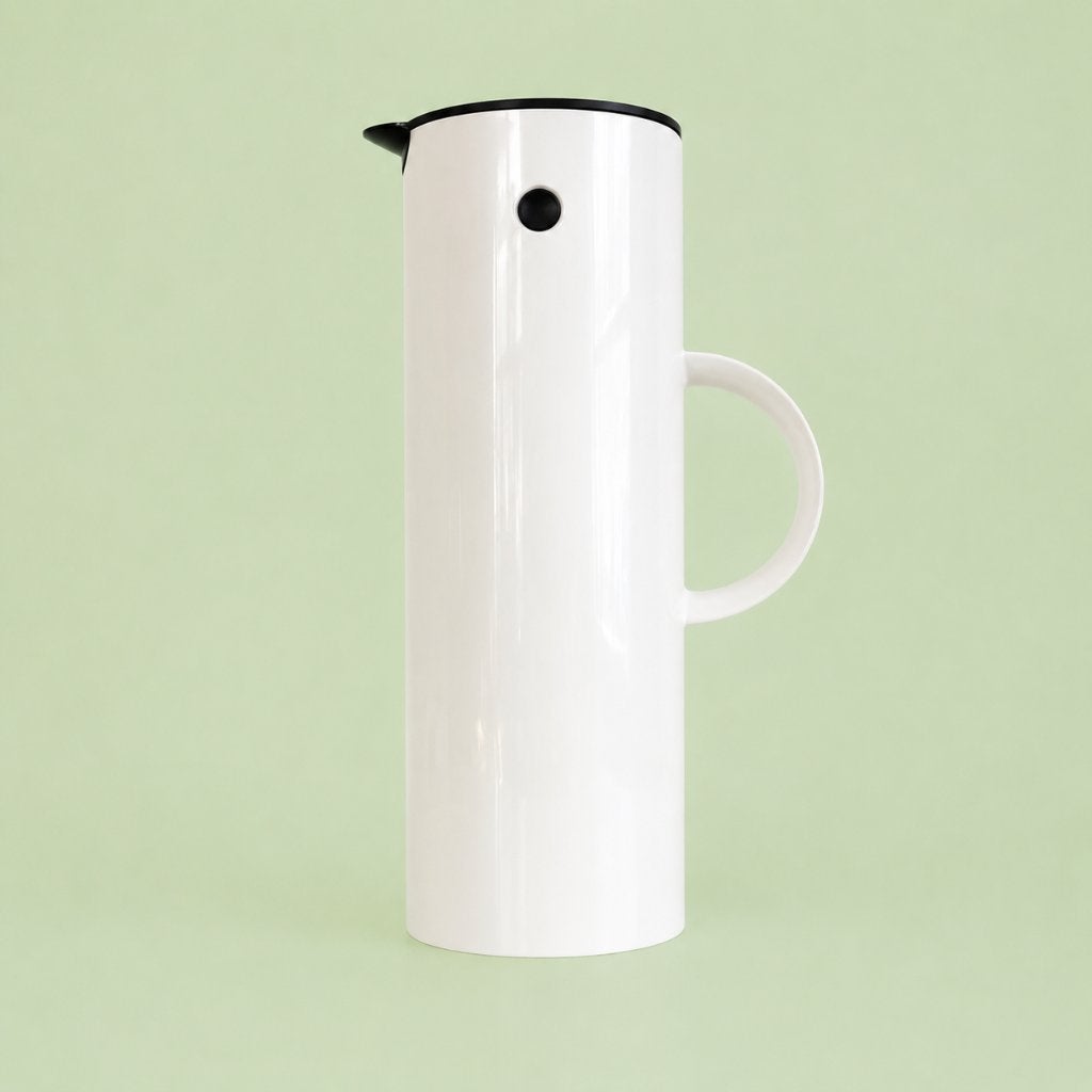 Vintage EM77 Stelton kan ontworpen door Erik Magnussen, Antiquités & Art, Art | Objets design, Enlèvement ou Envoi, Blanc, Plastique