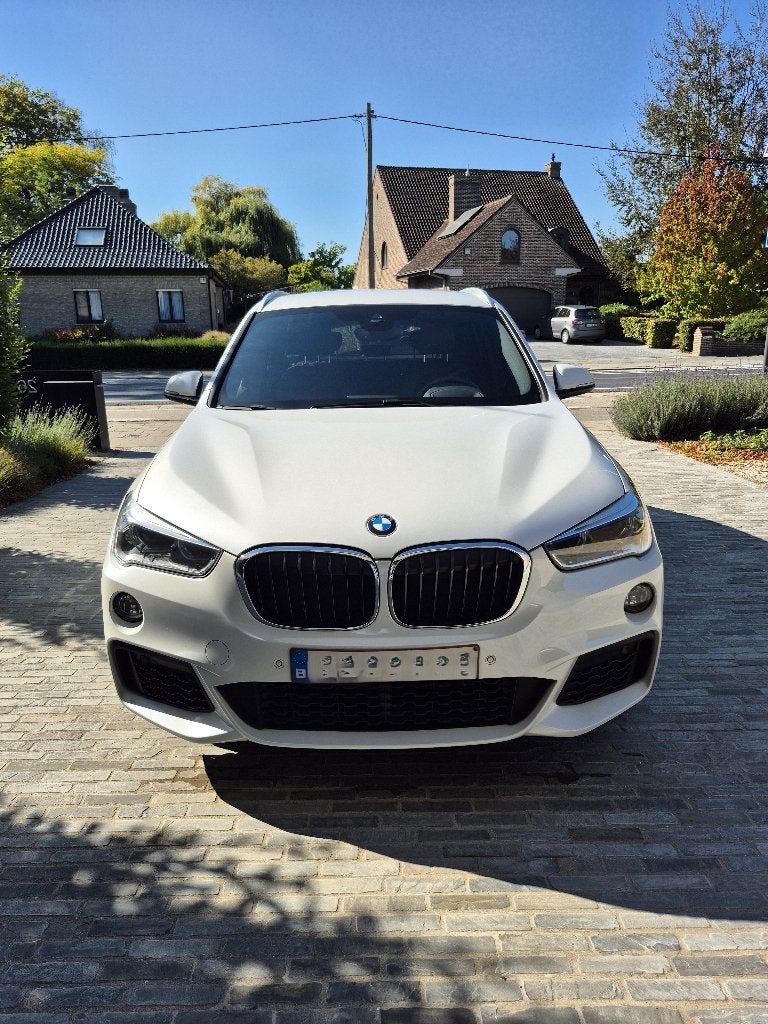 BMW X1 sDrive 18d - Model M Sport (M Sportpakket)- Automatic, Auto's, 1995 cc, 4 cilinders, Wit, Leder