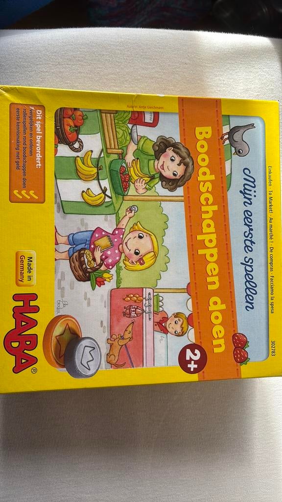 Haba boodschappen doen, Kinderen en Baby's, Speelgoed | Educatief en Creatief, Ophalen, Zo goed als nieuw