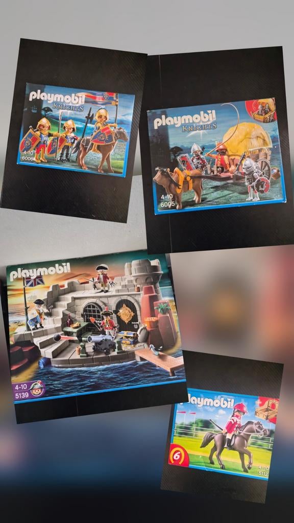 4 sets playmobil (5139,6005,6006,5112) rares neufs scellés, Enlèvement ou Envoi, Neuf