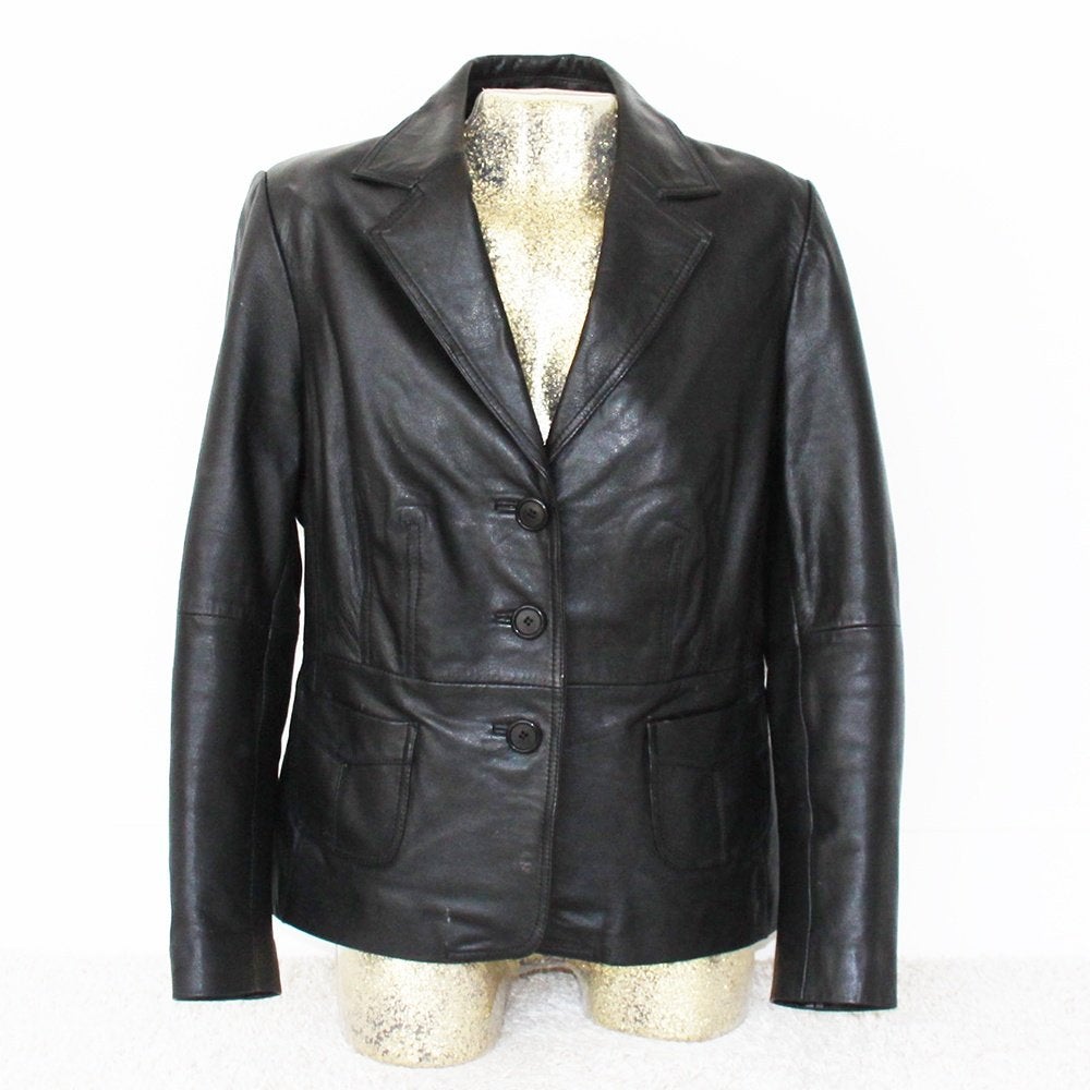 Belle veste en cuir Chedo Fashion (taille 40) * €55, -, Taille 38/40 (M), Enlèvement ou Envoi, Comme neuf, Chedo Fashion