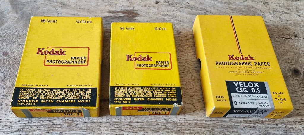 Papier photo-labo ancien KODAK, Enlèvement, Comme neuf, Kodak