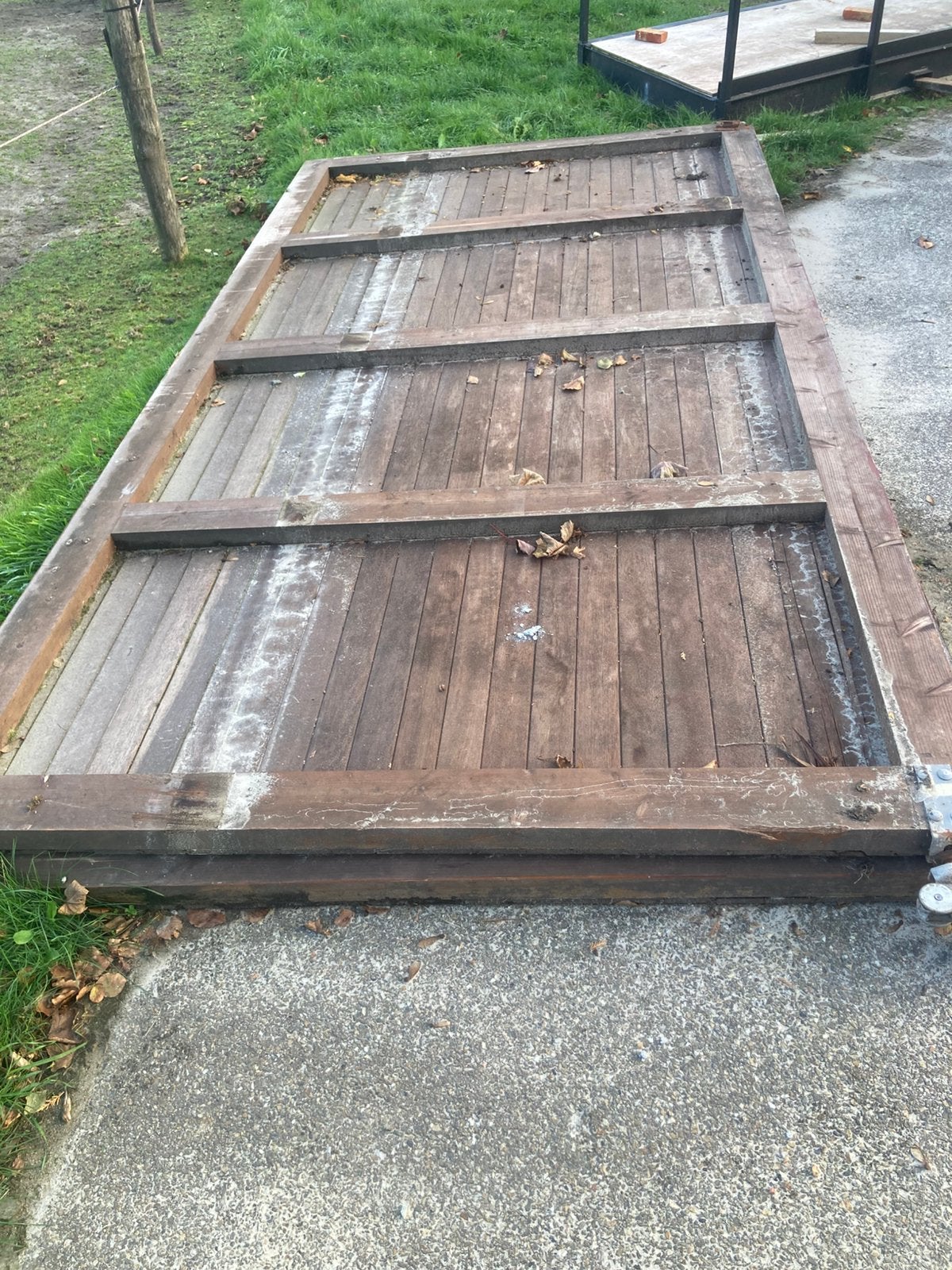 Houten schuurdeur, Doe-het-zelf en Bouw, Ophalen, Gebruikt, Overige typen, Schuifdeur