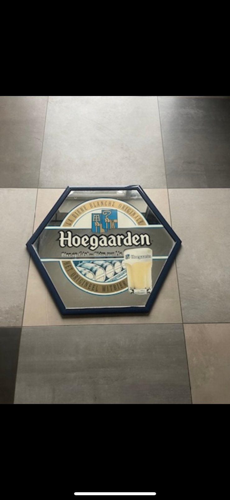 Miroir Hoegaarden, Collections, Marques de bière, Enlèvement, Utilisé