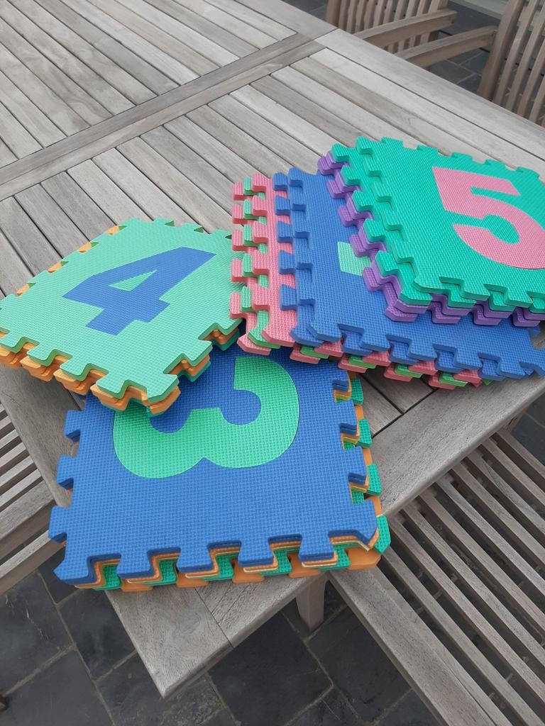 foam cijfer legpuzzel, Ophalen