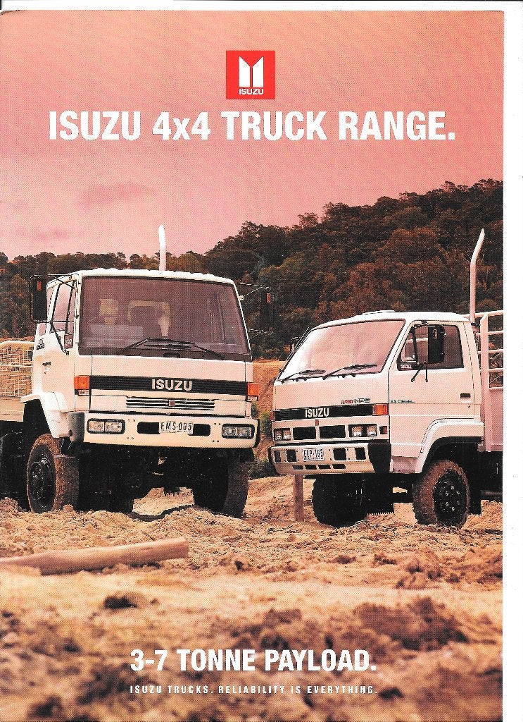 ISUZU 4X4 TRUCK RANGE, Enlèvement ou Envoi, Comme neuf
