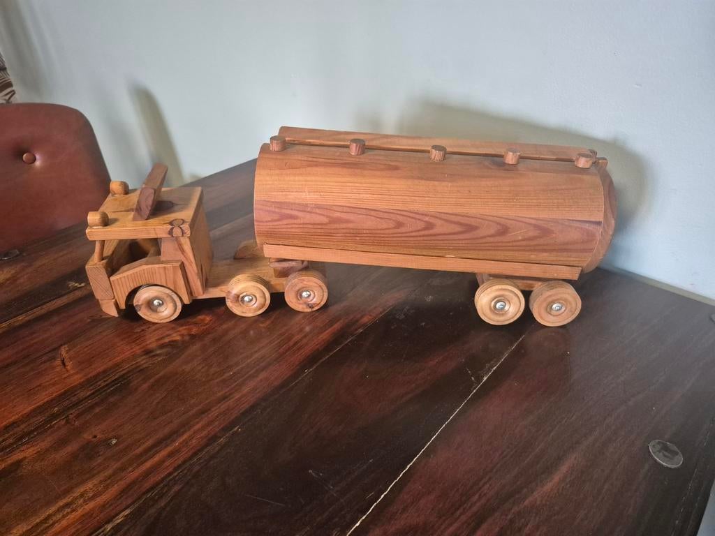 houten vrachtwagen mooie staat, Kinderen en Baby's, Speelgoed |Speelgoedvoertuigen, Ophalen of Verzenden