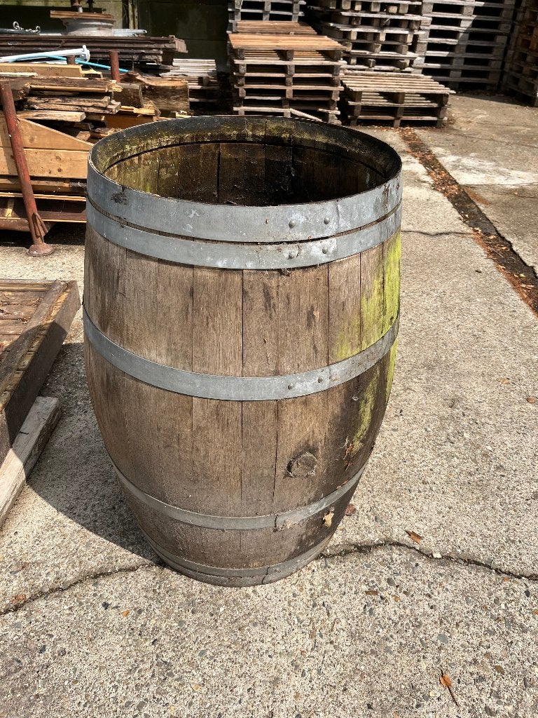 Eikenhouten vat, Tuin en Terras, 75 tot 150 liter, Ophalen, Gebruikt, Hout