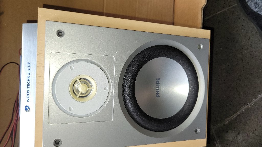 Boîtes Philips, TV, Hi-fi & Vidéo, Enceintes, Enlèvement, Comme neuf, Philips