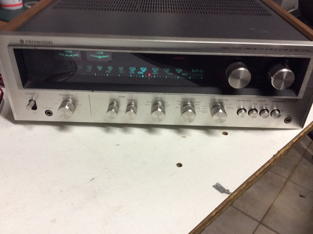 Kenwood Solid State AM/FM Stereo Receiver KR-6020, Audio, Tv en Foto, Versterkers en Ontvangers, Overige merken, Gebruikt, Ophalen of Verzenden