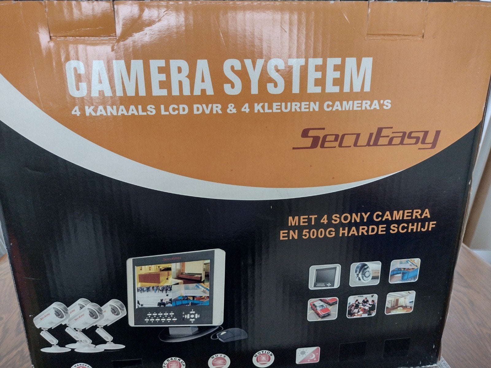 camera systeem met harde schijf, Ophalen