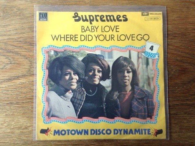 single supremes, Single, 7 pouces, Housse de protection extérieure, 1960 - 1969