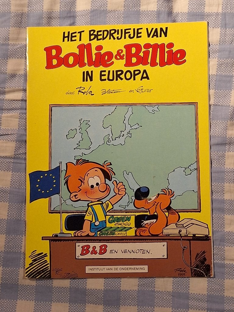 Bollie en Billie: bedrijfje in Europa, Eén stripboek, Ophalen of Verzenden, Zo goed als nieuw